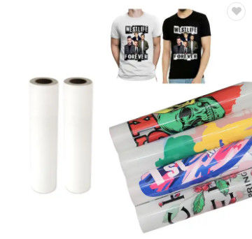 পোশাক প্রিন্টিং কাপড়ের জন্য পিইটি হোয়াইট ডিটিএফ ট্রান্সফার ফিল্ম